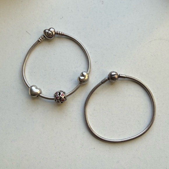 Set of Two Silver Pandora Bracelets - Picture 2 of 4